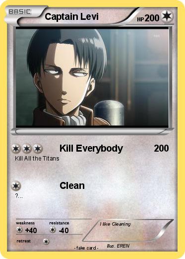 Pokemon Captain Levi