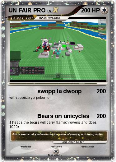 Pokemon UN FAIR PRO