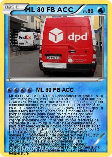 Pokemon ML 80 FB ACC