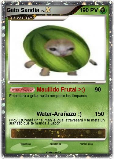 Pokemon Gato Sandia