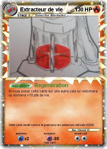 Pokemon Extracteur de vie