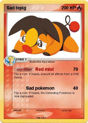 Pokemon Sad tepig