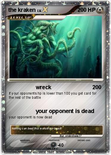Pokemon the kraken
