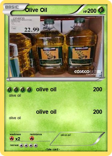 Pokemon Olive Oil