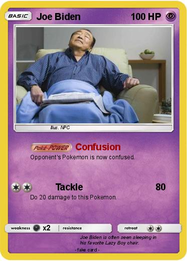 Pokemon Joe Biden