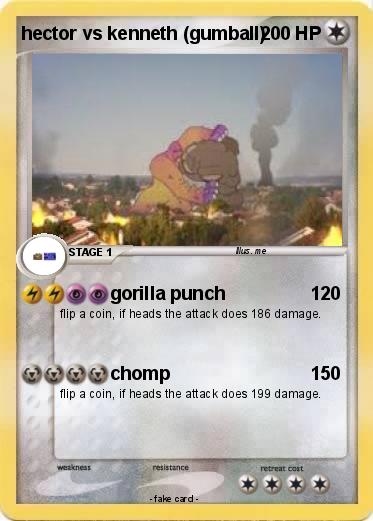 Pokemon hector vs kenneth (gumball)