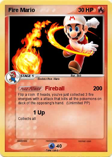 Pokemon Fire Mario