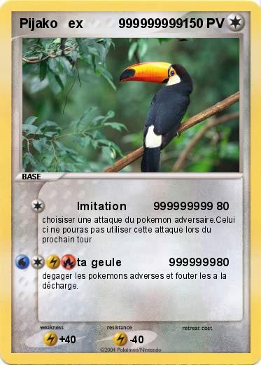 Pokemon Pijako   ex          999999999