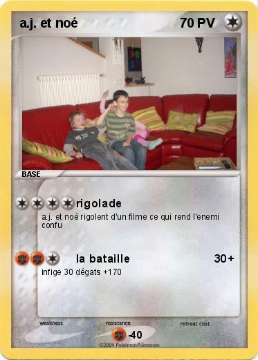 Pokemon a.j. et noé