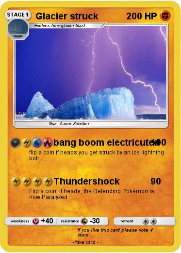 Pokemon Glacier struck