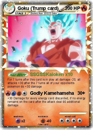 Pokemon Goku (Trump card)