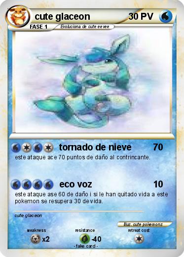 Pokemon cute glaceon