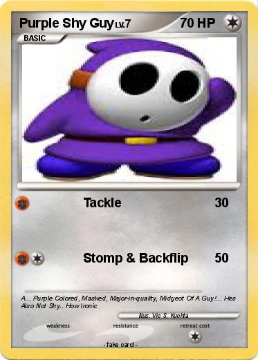 Pokemon Purple Shy Guy