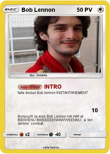 Pokemon Bob Lennon