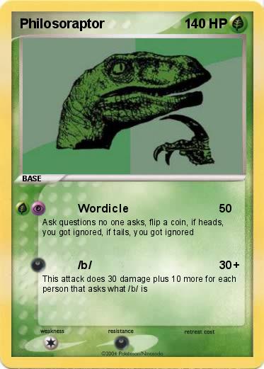Pokemon Philosoraptor