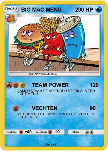 Pokemon BIG MAC MENU