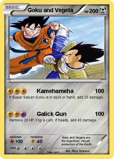 Pokemon Goku and Vegeta