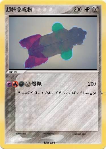 Pokemon 超特急呪物