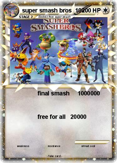 Pokemon super smash bros  1000