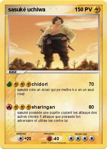 Pokemon sasuké uchiwa