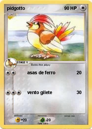 Pokemon pidgotto