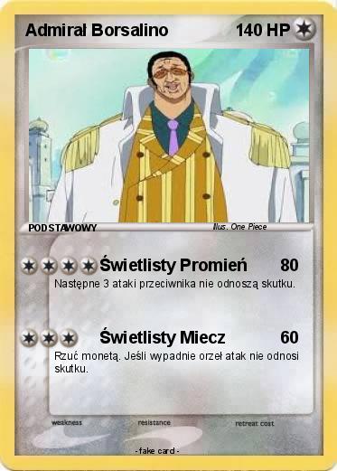 Pokemon Admirał Borsalino