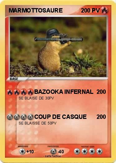 Pokemon MARMOTTOSAURE