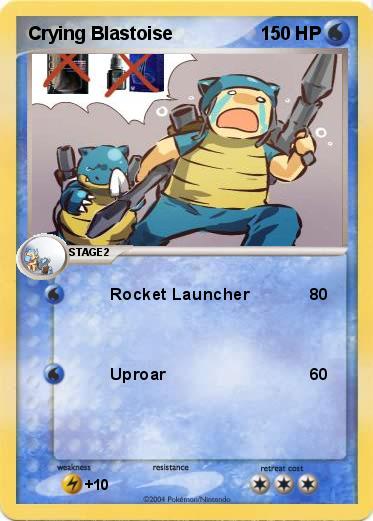 Pokemon Crying Blastoise