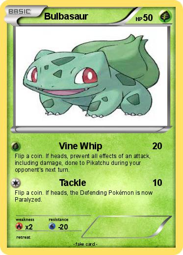 Pokemon Bulbasaur