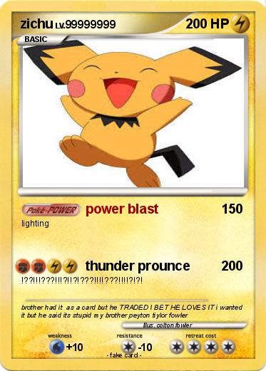 Pokemon zichu
