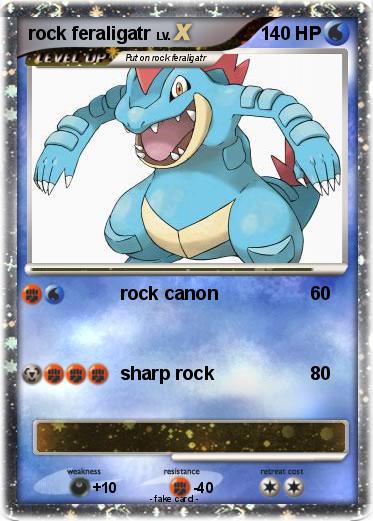 Pokemon rock feraligatr