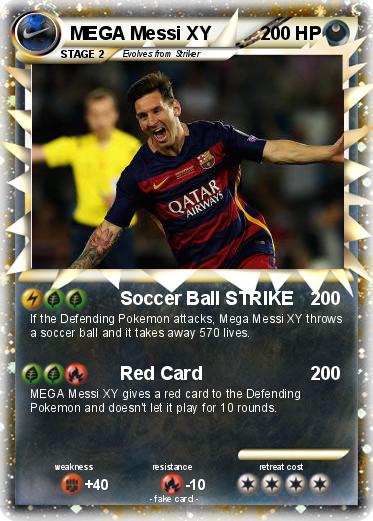 Pokemon MEGA Messi XY