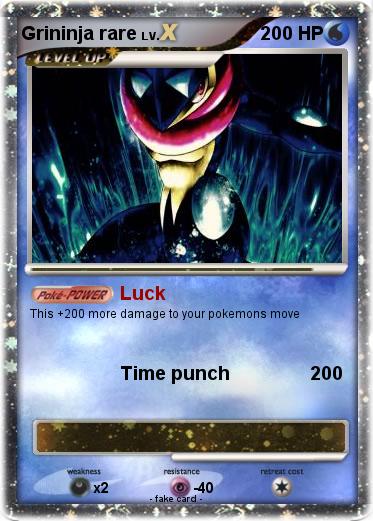 Pokemon Grininja rare