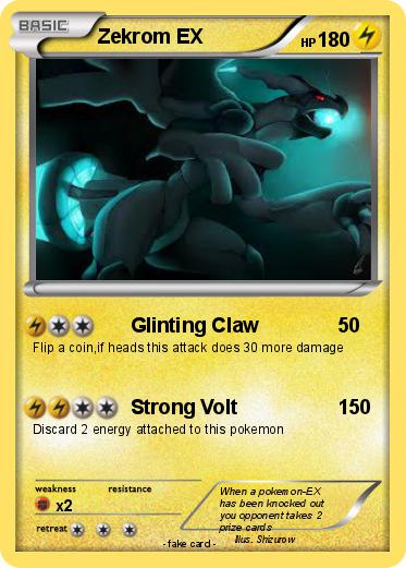 Pokemon Zekrom EX