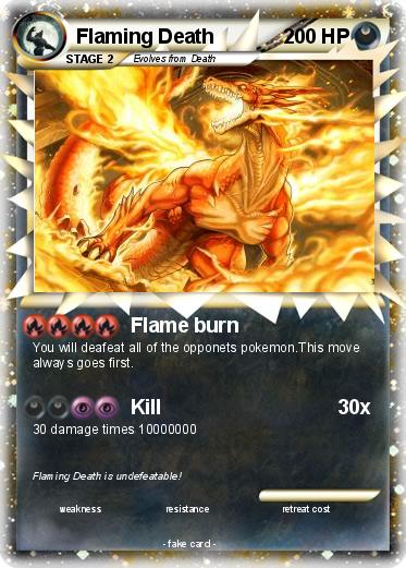 Pokemon Flaming Death