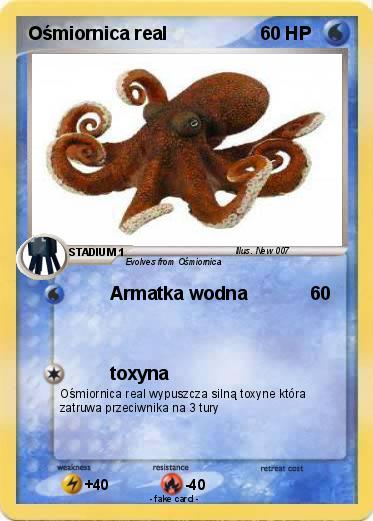 Pokemon Ośmiornica real