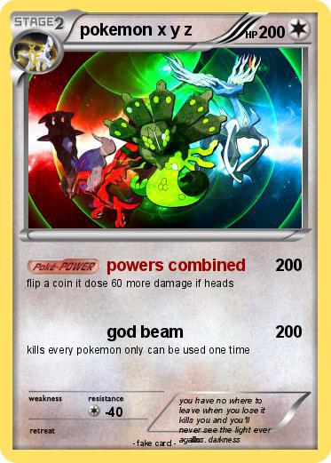 Pokemon pokemon x y z