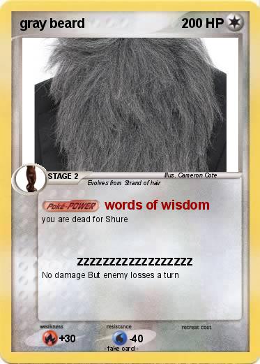 Pokemon gray beard