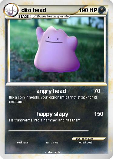 Pokemon dito head