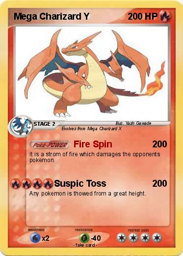 Pokemon Mega Charizard Y