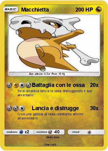Pokemon Macchietta