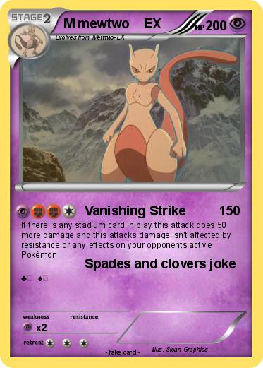 Pokemon M mewtwo    EX