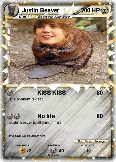 Pokemon Justin Beaver
