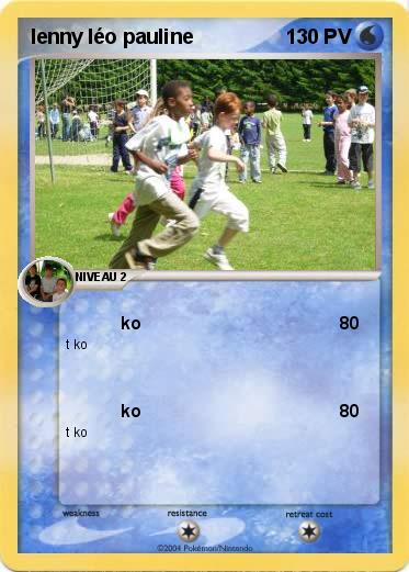 Pokemon lenny léo pauline