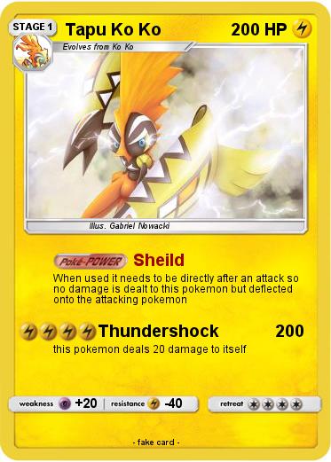 Pokemon Tapu Ko Ko