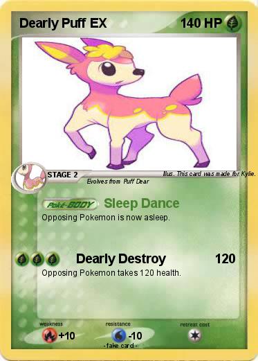Pokemon Dearly Puff EX