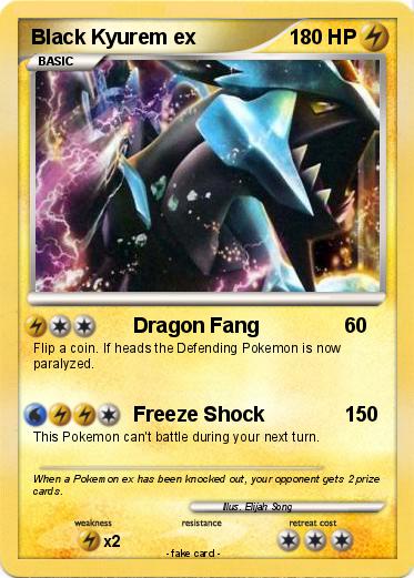 Pokemon Black Kyurem ex