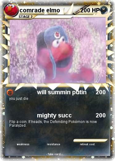 Pokemon comrade elmo