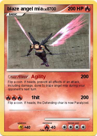 Pokemon blaze angel mia