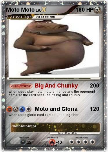 Pokemon Moto Moto